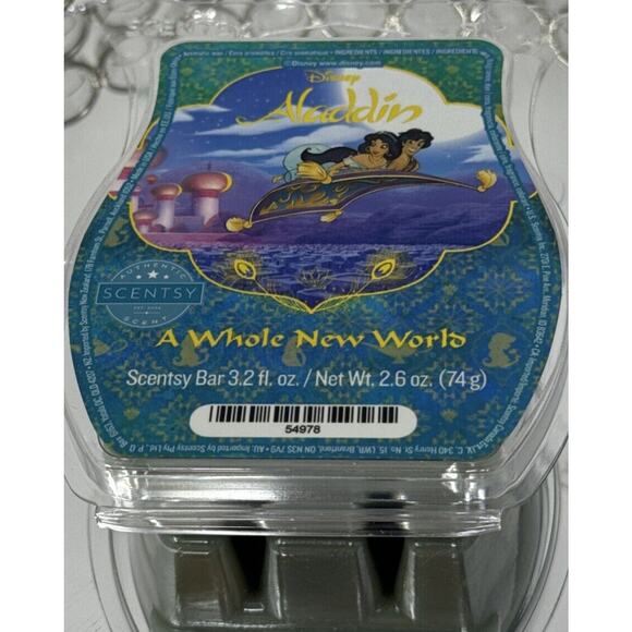 Scentsy Disney Aladdin Wax Collection Limited Edition Set of 5 Bars NEW IN BOX! - Picture 14 of 16
